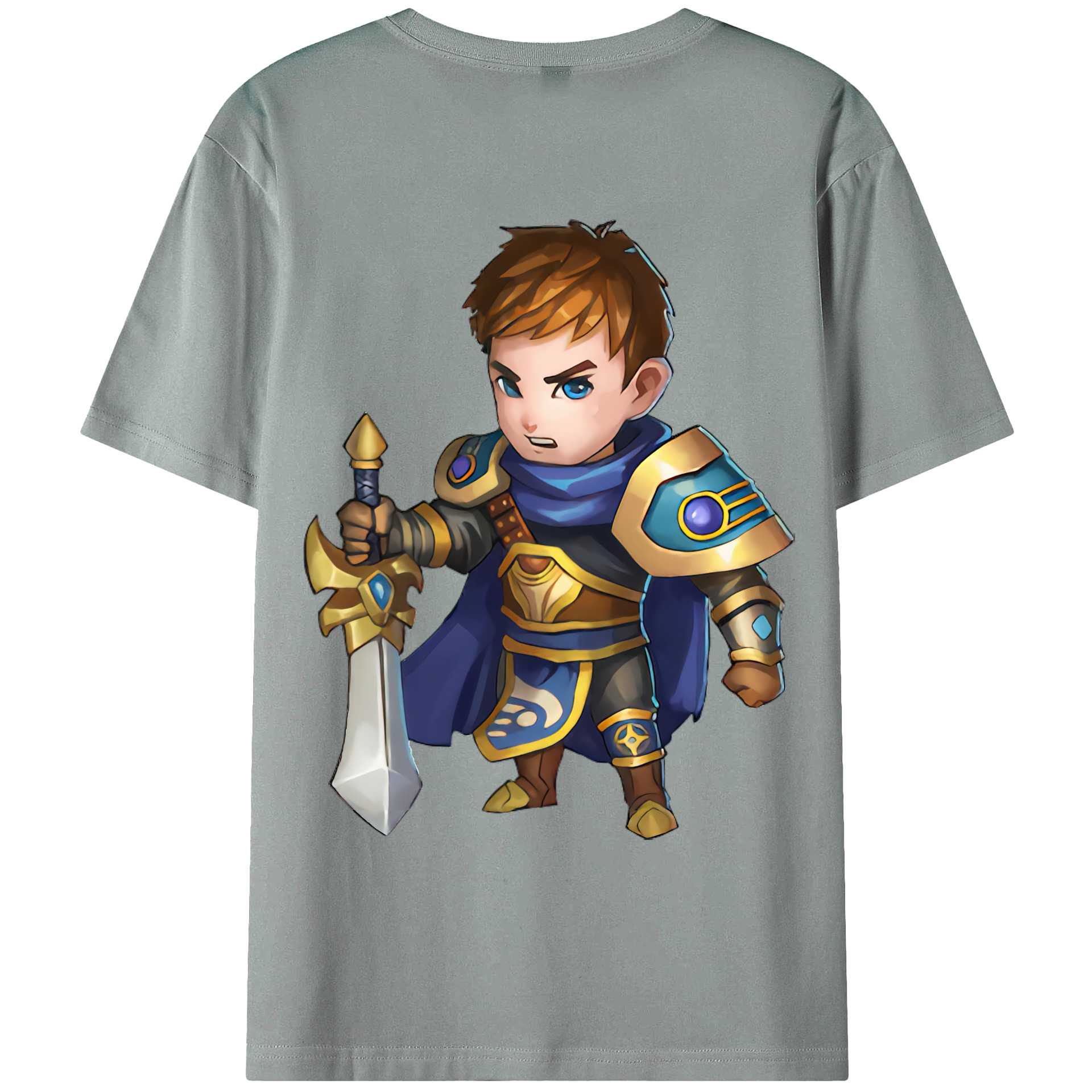 （画像用） リーグ・オブ・レジェンド League of Legends LOL 綿100％ メンズ半袖Tシャツ（バックプリント） 通気性